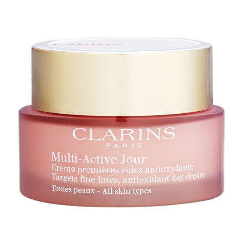 qoo10 clarins multi active jour day cream 50ml skincare anti aging revitaliz skin care