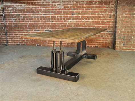 Post Industrial Dining Table Desk Model Po6 Vintage Industrial Furniture