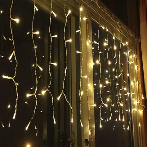 Led Icicle Lamp Curtain Fairy String Light 220v Christmas Light For