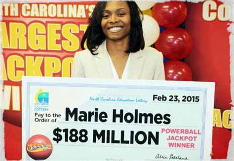 The Story Of Powerball Winner Marie Holmes