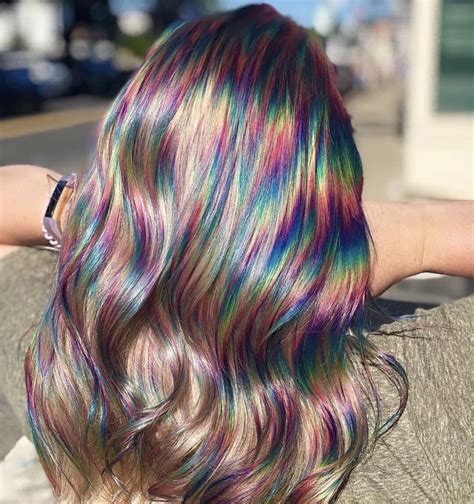 Exotic Hair Color Cool Hair Color Oil Slick Hair Color Allure Hair