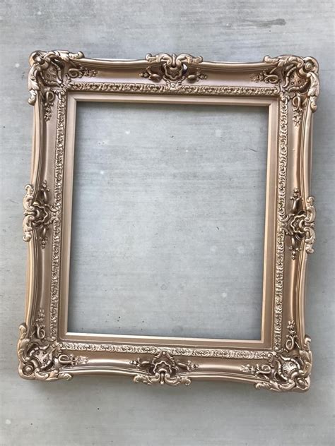 16x20 Rose Gold Chic Frames Baroque Frame For Canvas Frame For