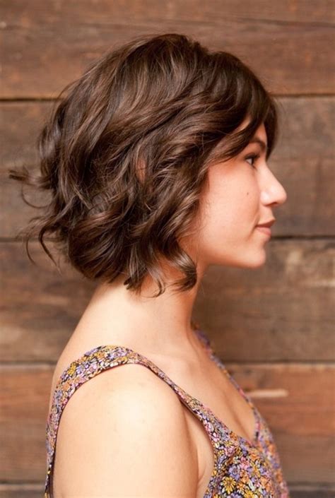 Brown Short Hairstyles For Wavy Hair 2014 Popular Haircuts