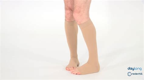 Credalast Cotton Class 2 Below Knee Stockings Natural Men Youtube