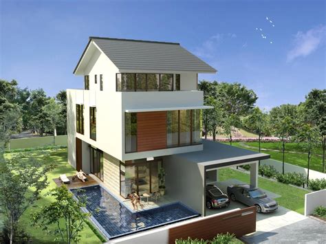 Modern Bungalow Design Malaysia Home Plans And Blueprints 67869