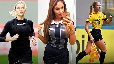 Hottest Female Football Referees In The World Youtube