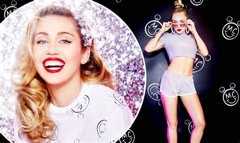 Miley Cyrus Simply Sparkles In Crop Top And Shorts For Debut Of Retro