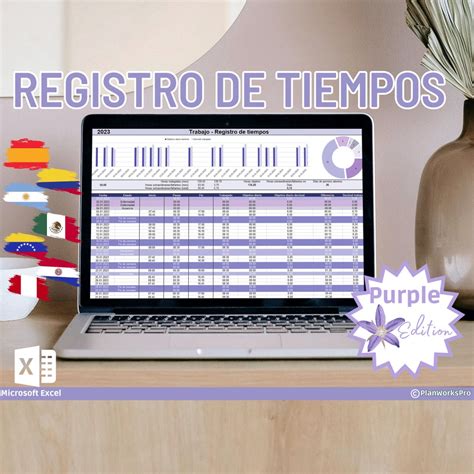 Registro De Timempo Plantilla De Excel Horas Trabajadas Nómina De