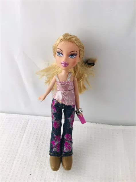 vintage bratz blonde hair fashion girl cloe doll pink top and jeanes £16 00 picclick uk