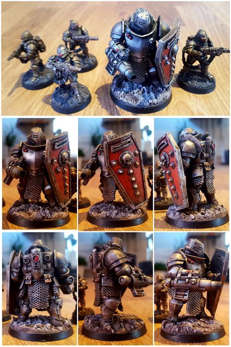 I Sculpted My Own Ogryn For My Knight Themed Guard Army Warhammer40k