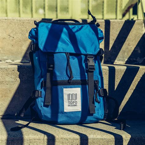 Topo Designs Rover Pack Mini Blue, compact, statement-making backpack