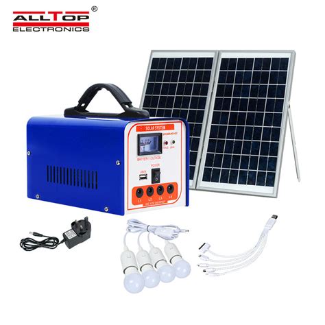 Alltop Hot Selling Home Solar Energy System Lighting 40w Portable Off