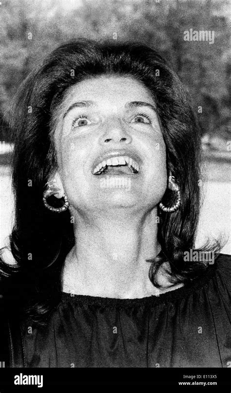La Première Dame Jackie Kennedy Onassis Smiling Photo Stock Alamy