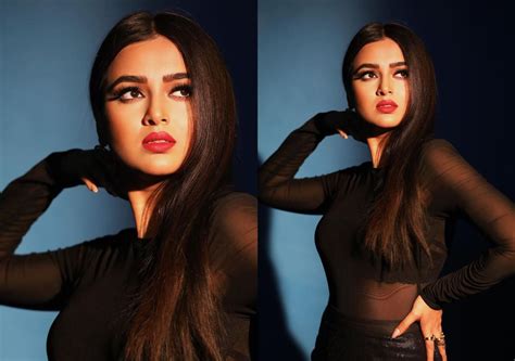 bigg boss 15 winner tejasswi prakash sets instagram on fire with a thigh high slit sheer dress