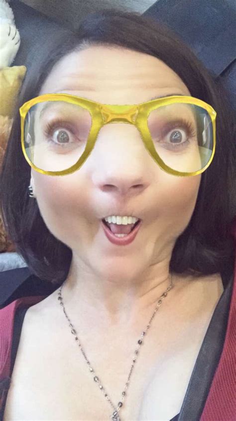 Awesome Lana Using A Funny Glasses Funny Face Filter In