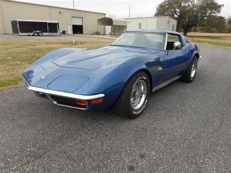 1972 Chevrolet Corvette T Top Coupe Factory Ac 4 Speed Match