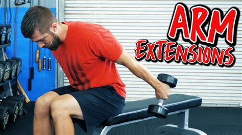 Stronger Arms Seated Dumbbell And Lying Ez Bar Tricep Extension Youtube