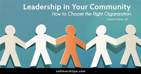 Leadership In Your Community How To Choose The Right Organization