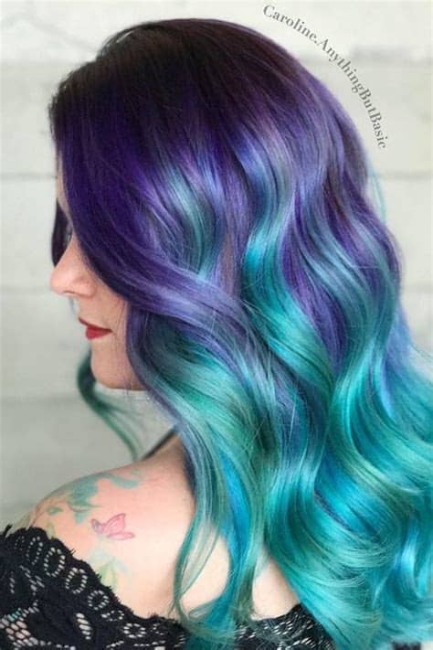 Use an ashy base colour to neutralize the red pigment you have underneath your natural dark brown colour. 50 Popular Blue Ombre Hair Ideas For Women(2020 Guide)