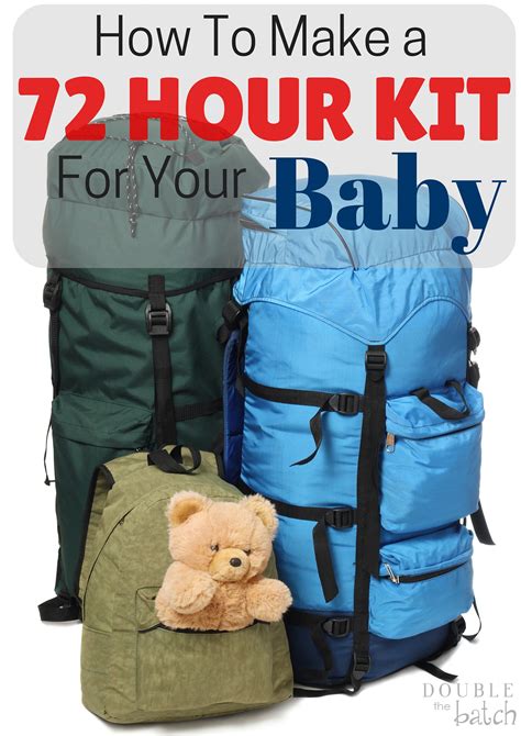 72 hour survival kit for under $11. How To Make A 72 Hour Kit For Your Baby - Double the Batch
