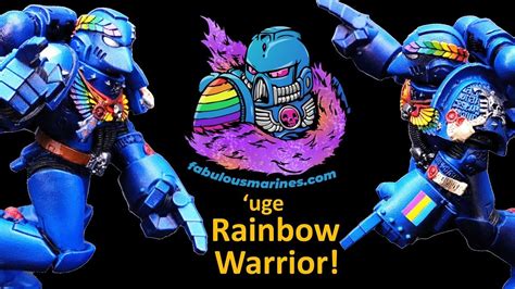 Rainbow Warrior Space Marine Pride Parade Youtube