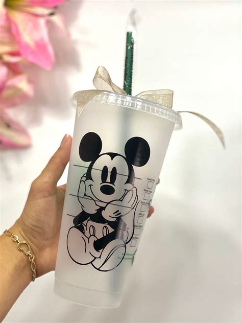 Mickey Mouse Reusable Starbucks Cup Etsy