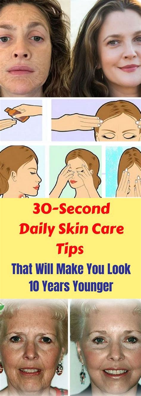 Health Tips Here Are 30 Second Daily Skin Care Tips That Will Make You