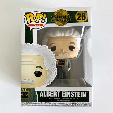 Albert Einstein World History Funko Pop Icons Vinyl Figure Happy Clam