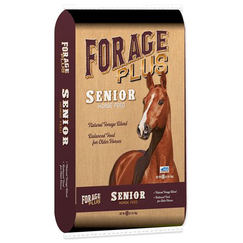 Forageplus Senior Horse Feed, 40 Lb., Maroon - Walmart.com - Walmart.com