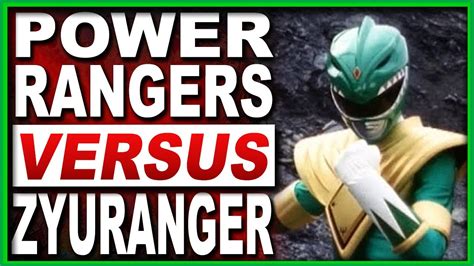 Top Differences Mighty Morphin Power Rangers Vs Kyoryu Sentai Zyuranger YouTube