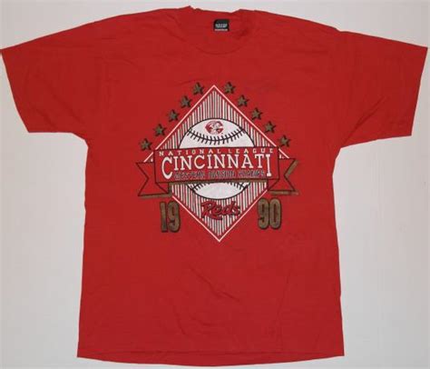 Vintage Cincinnati Reds Nl Champion Baseball T Shirt Defunkd