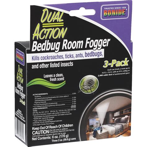 Buy Bonide Dual Action Bedbug Indoor Insect Fogger 6 Oz