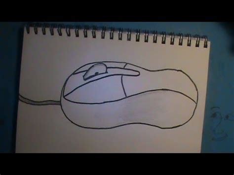Begin your tutorial by drawing a rectangle for your. How to Draw a Computer Mouse - YouTube