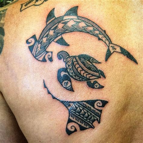 Hawaiian Animal Tattoos Hai Tattoos Tribal Animal Tattoos Tattoos