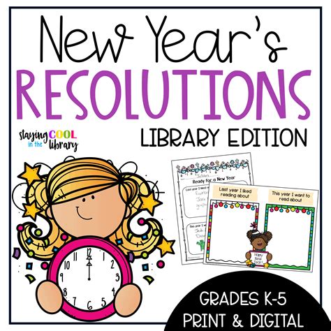 New Years Resolutions Library Edition Print And Digital Staying