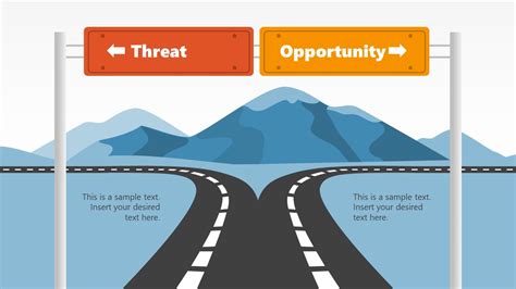 Opportunity Versus Threat Powerpoint Template Slidemodel