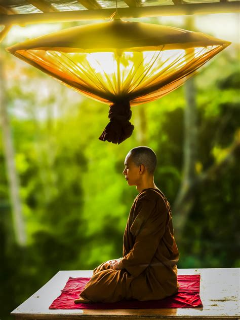 Monk Meditating · Free Stock Photo