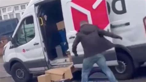 Brazen Thieves Are Stealing Your Parcels As Vid Shows Moment Criminals Ambush Dpd Van And Sling
