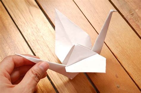 How To Fold A Paper Crane With Pictures Wikihow Paper Crane