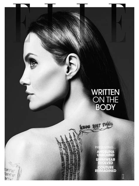 The Best Magazine Covers Of 2014 Angelina Angelina Jolie Elle Us