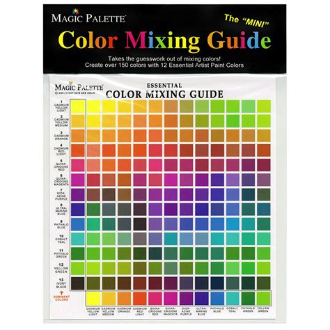 Magic Palette Mini Essential Color Mixing Guide Jacksons Art Supplies