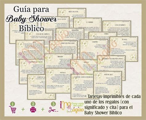 Pin En Baby Shower Biblico
