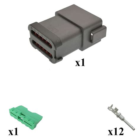 Kit Connecteur DT Series Femelle 12 Voies E003