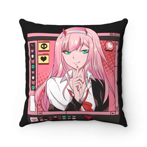 Zero Two Aesthetic Anime Waifu Pillow Darling In The Etsy