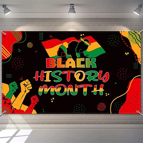 Black History Backdrop Banner Black History Month Backdrop African