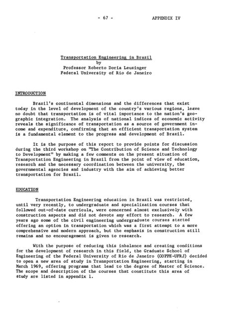 Example of discussion in research paper pdf. APPENDIX IV: Discussion paper on Transportation Engineer ...