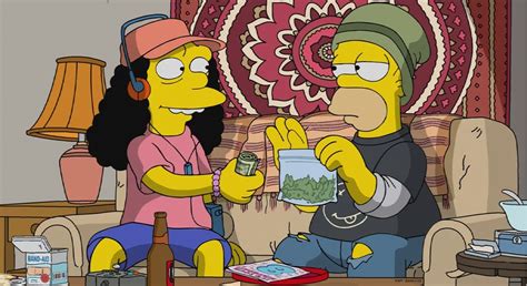 Los Simpsons Le Entran Al Negocio De La Marihuana Pothead Media