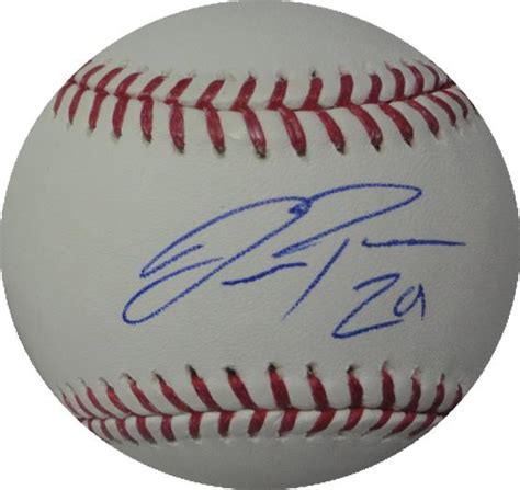 Pederson, 28, has played seven seasons in the majors, all with the los angeles dodgers. Joc Pederson autographed Baseball