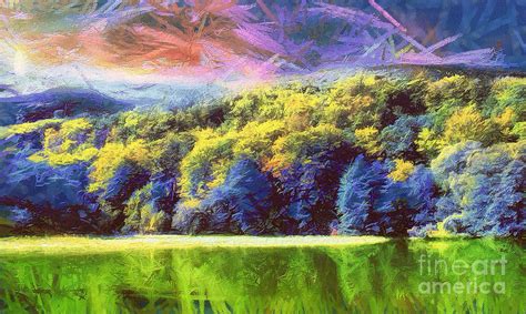 Dream Landscape Painting By Odon Czintos Pixels