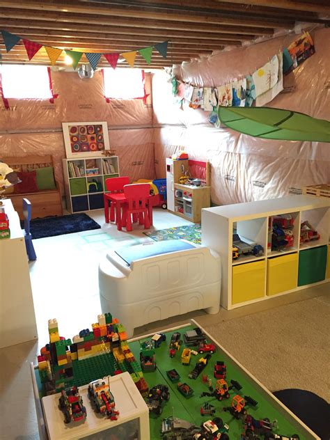 How To Transform Your Unfinished Basement Into A Playroom Diaries Of